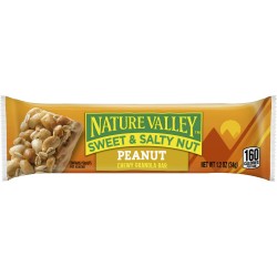 Barre de céréales au beurre de cacahuètes et caramel salé "Nature Valley"