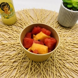 Découpes de melon et pastèque