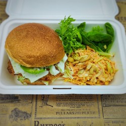 Ginger burger (se mange froid)