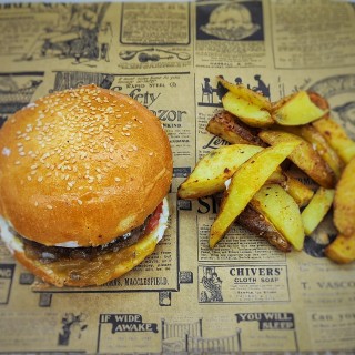 Burger Montagnard et potatoes maison