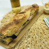 Sandwich Parisien : jambon blanc, mayonnaise, oeuf, tomate, salade