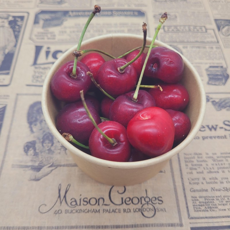 Barquette de 100 grammes de cerises