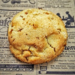 Cookie caramel et cacahuètes