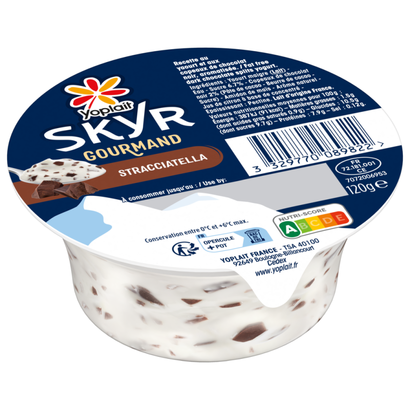 Yaourt Skyr Yoplait Straccaitella