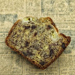 Banana bread artisanal noix et pépites de chocolat 100g