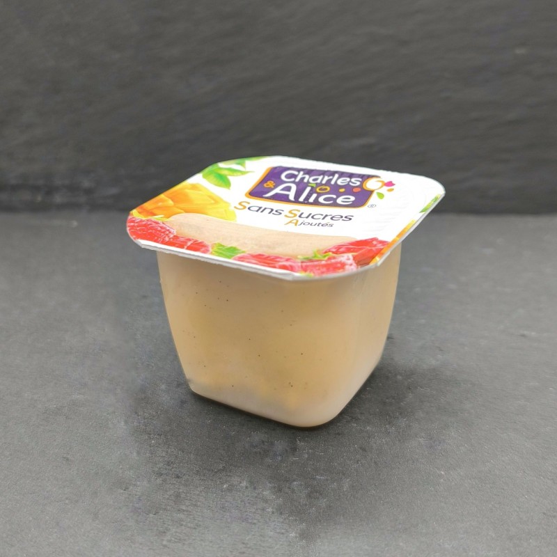 Compote pomme banane vanille "Charles et Alice"