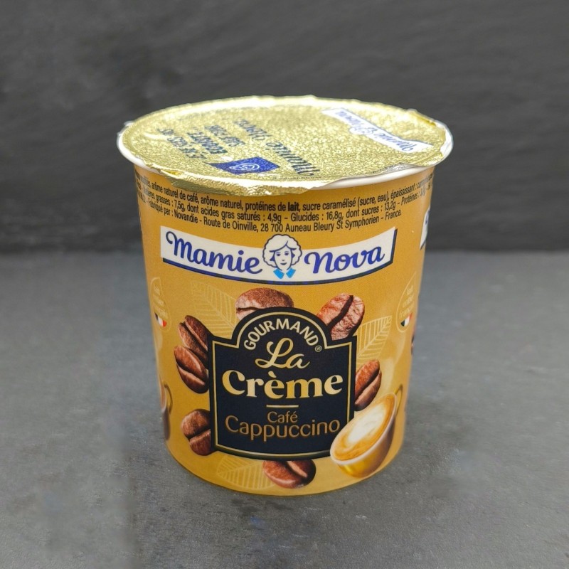 Crème au Café cappuccino "Mamie Nova"