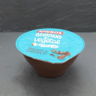 ** Mousse chocolat au lait de coco "Andros"