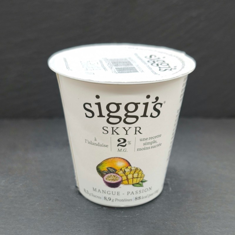 Yaourt Islandais Skyr Mangue Passion Siggi's
