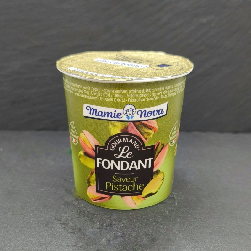 Fondant à la pistache "Mamie Nova"