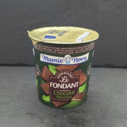 Fondant au chocolat et menthe "Mamie Nova"