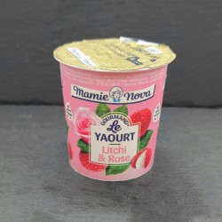 Yaourt au litchi et rose "Mamie Nova"
