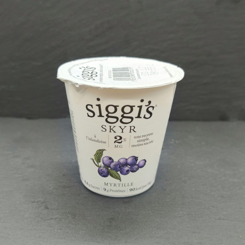 Yaourt Islandais Skyr Myrtilles Siggi's