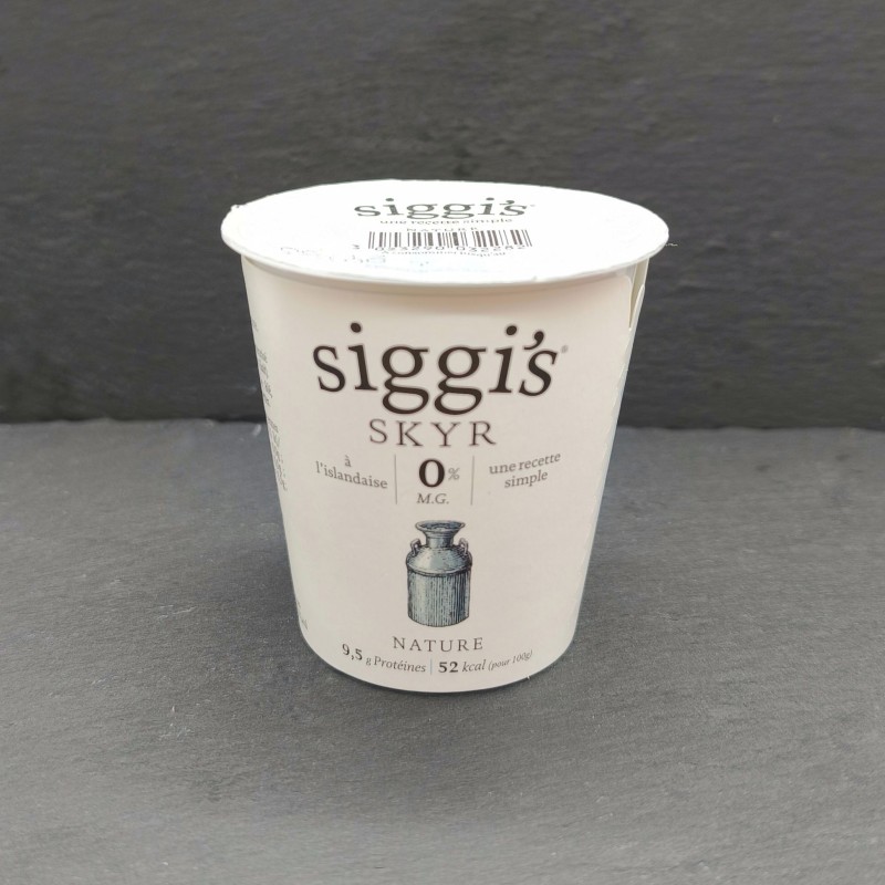 Yaourt islandais Skyr Nature 0 % Siggi's