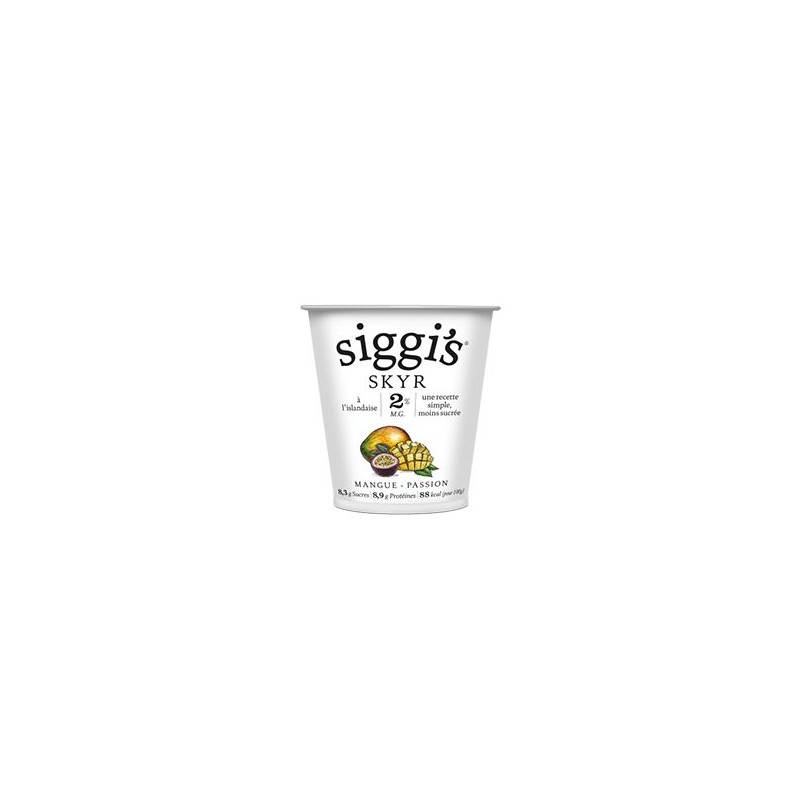 Yaourt Islandais Skyr Mangue Passion Siggi's