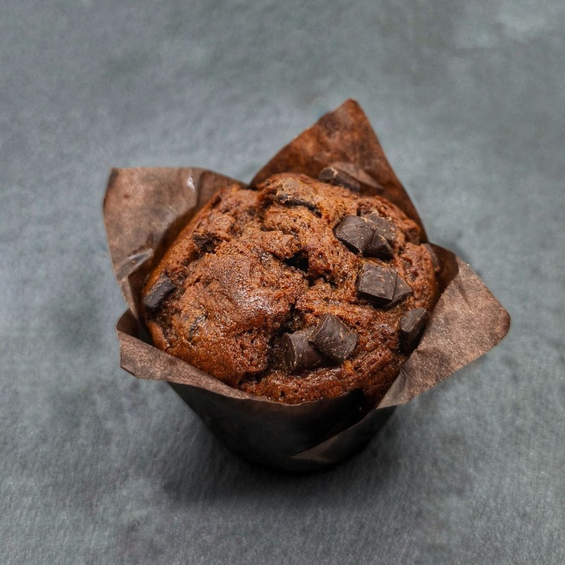 Muffin chocolat et noisette