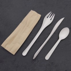 Kit couverts COMPOSTABLES 4 en 1