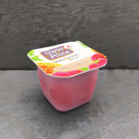 Compote pommes et framboises "Charles et Alice"