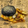Black Fish Burger et potatoes maison