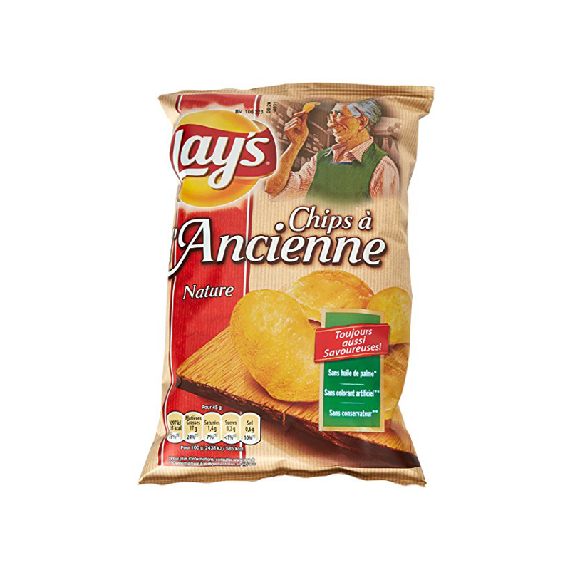 Paquet de chips à l'ancienne "Lays" 45g