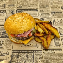 Piggy Burger et potatoes maison
