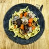 Blanquette de veau à l'ancienne* sans porc et pâtes