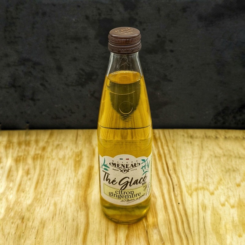 Thé glacé bio citron gingembre "Meneau" 25 cl