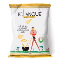 Paquet de chips "Tchanqué" au sel de Salies de Béarn 45g