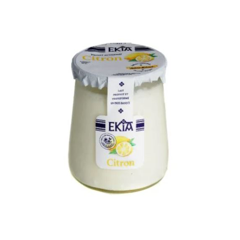 Yaourt basque au lait de vache et au citron "Ekia"