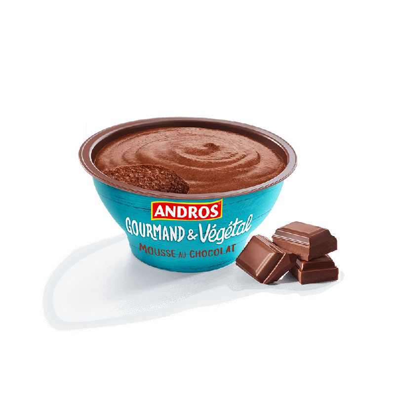 Mousse chocolat au lait de coco "Andros"