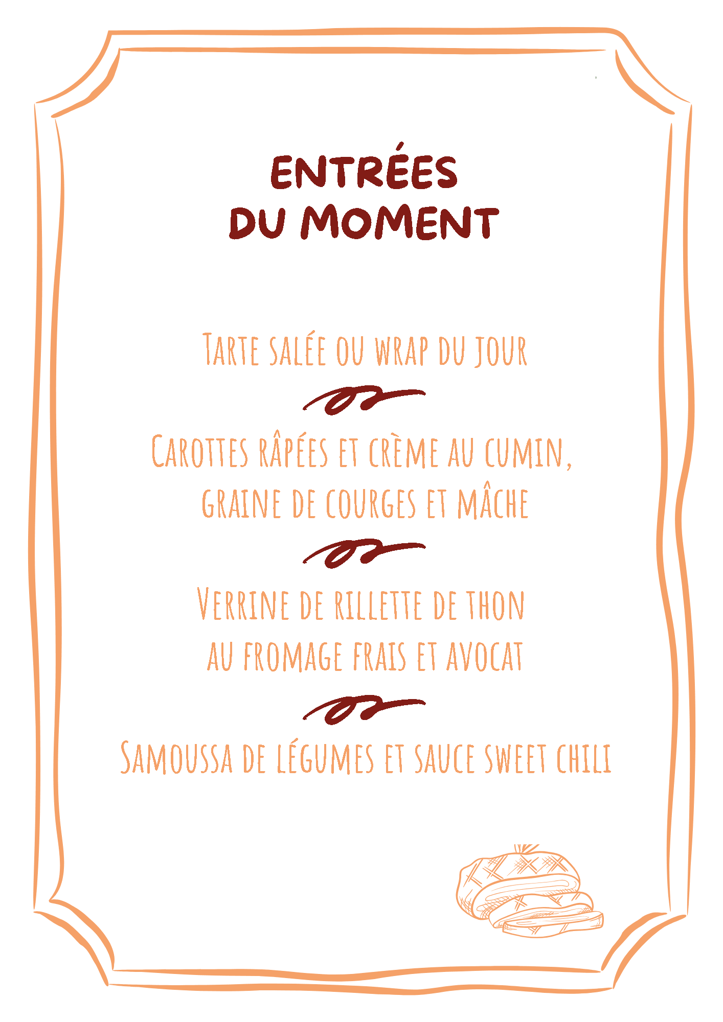 Entrées plateaux